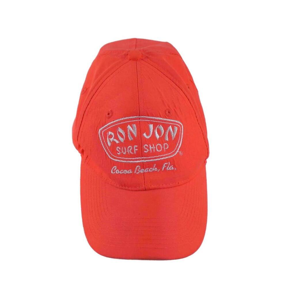 Ron Jon Surf Shop Cocoa Beach Florida Y2K Neon Orange Baseball Hat‎